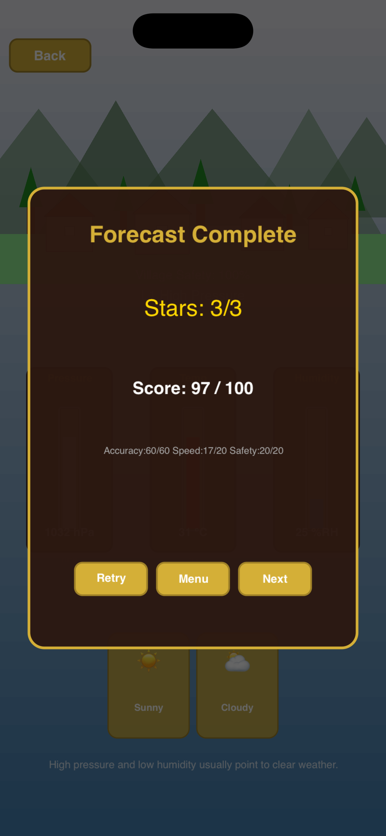Forecast complete